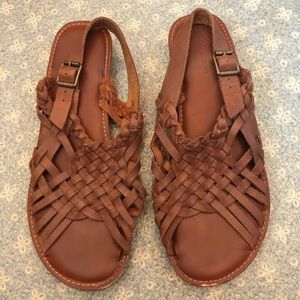 Vintage EDDIE BAUER Leather Huaraches